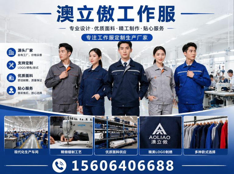 历城区澳立傲工作服展示图